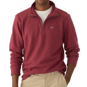 Vineyard Vines Men's large Saltwater Quarter-Zip Pullover excellent condition